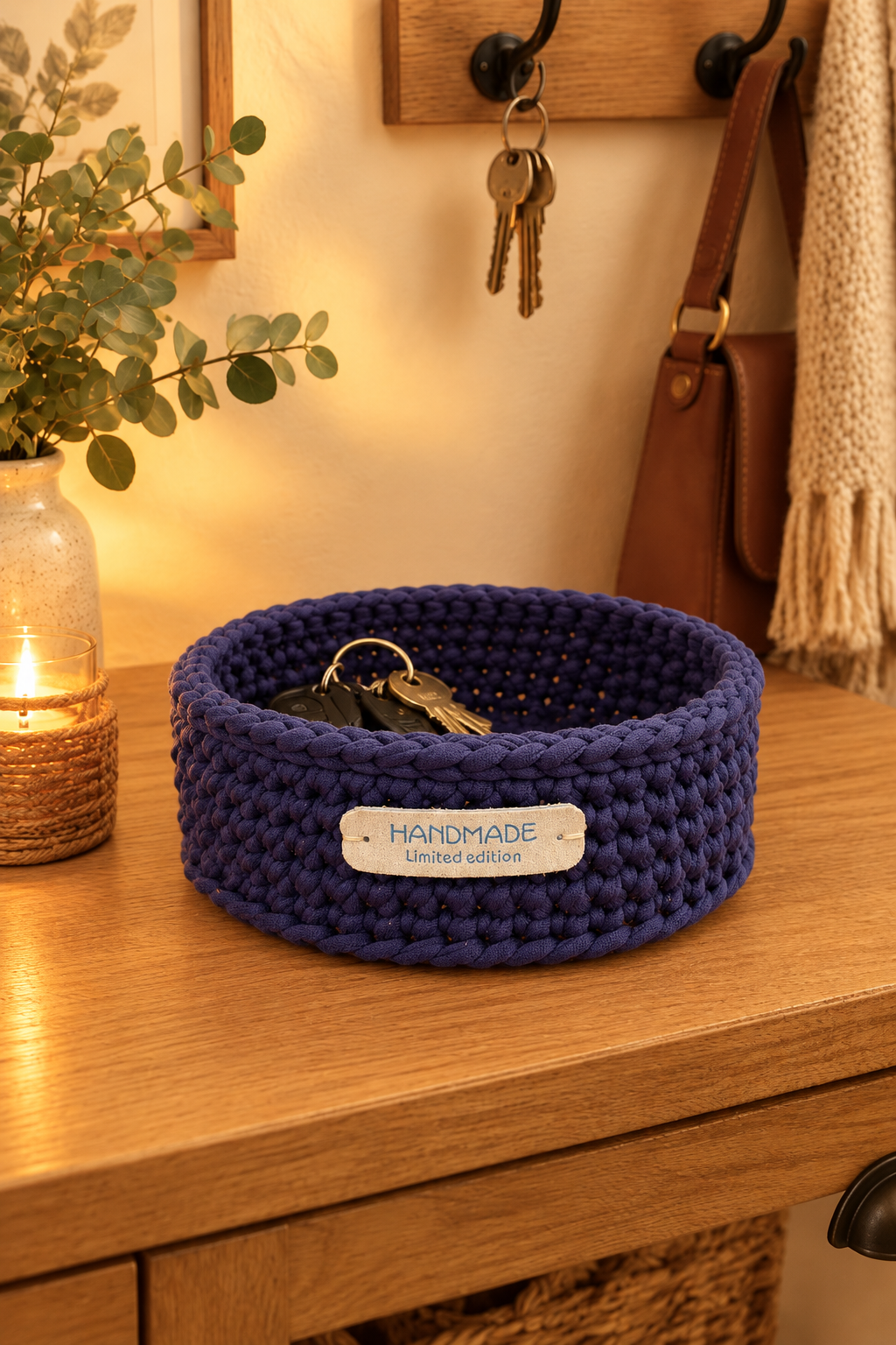 Luna bleu nuit dans le décor d’entrée