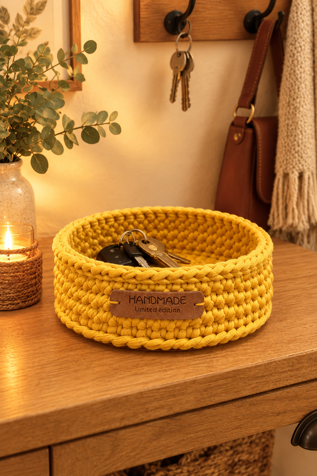 Luna safran dans le décor d’entrée